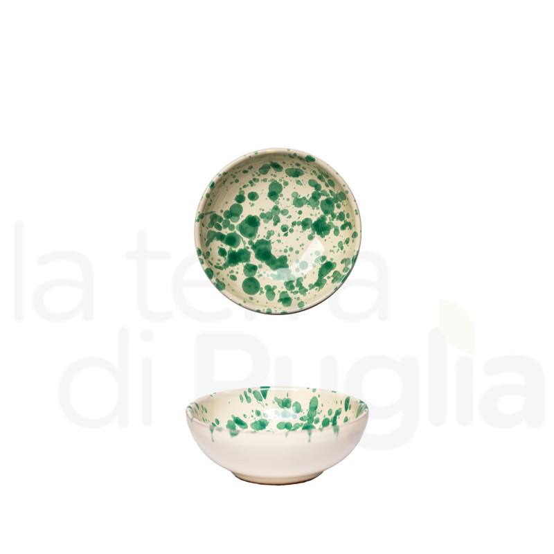 Petite coupe en terre cuite effet marbré 9cm